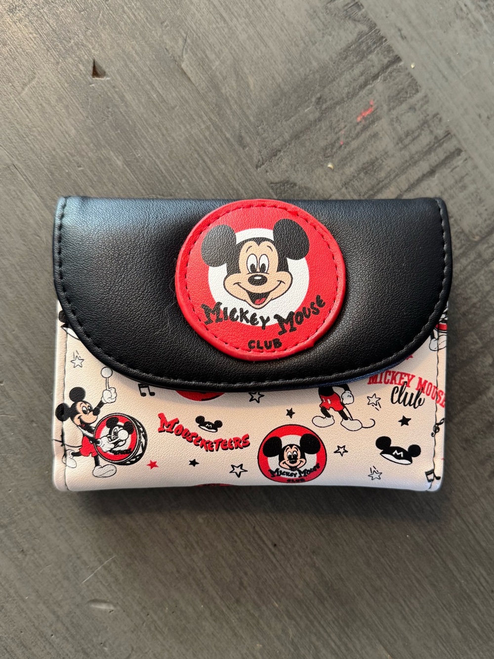 Disney Mickey Mouse Wallet - Black & Red